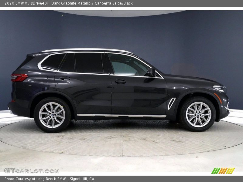 Dark Graphite Metallic / Canberra Beige/Black 2020 BMW X5 sDrive40i