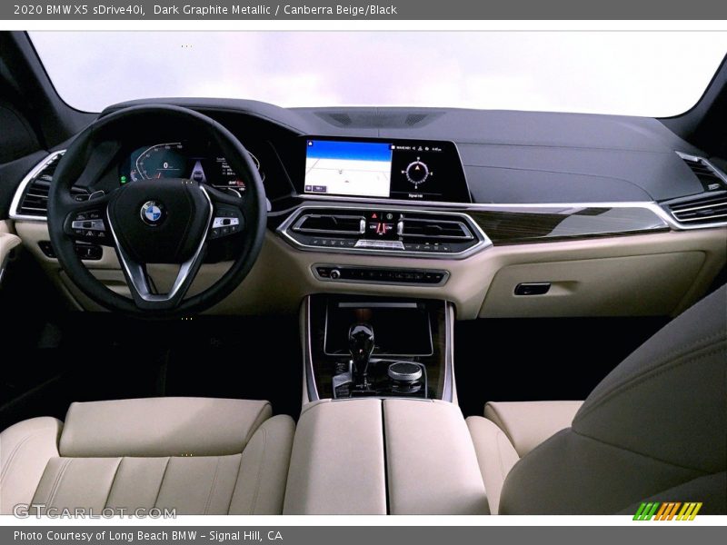 Dark Graphite Metallic / Canberra Beige/Black 2020 BMW X5 sDrive40i