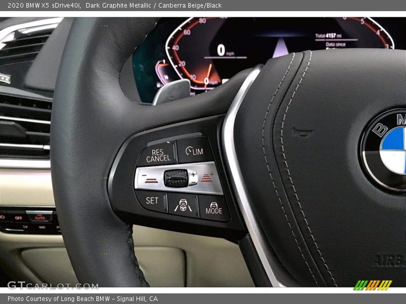 Dark Graphite Metallic / Canberra Beige/Black 2020 BMW X5 sDrive40i