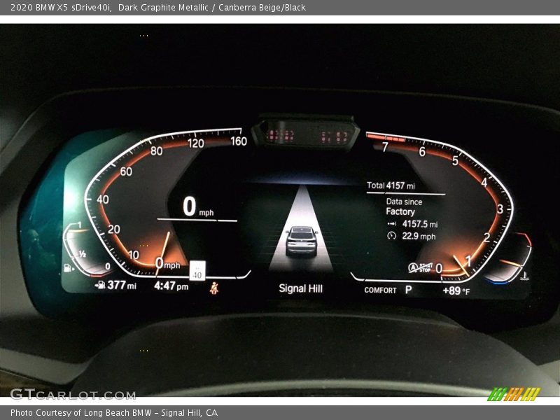 Dark Graphite Metallic / Canberra Beige/Black 2020 BMW X5 sDrive40i