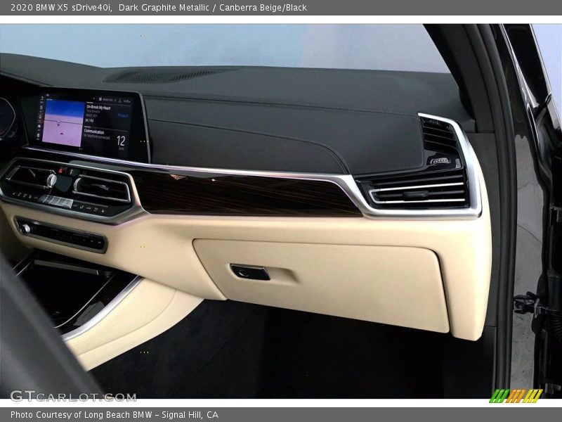 Dark Graphite Metallic / Canberra Beige/Black 2020 BMW X5 sDrive40i