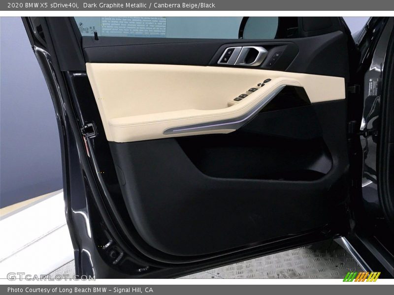 Dark Graphite Metallic / Canberra Beige/Black 2020 BMW X5 sDrive40i