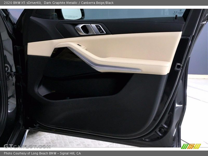 Dark Graphite Metallic / Canberra Beige/Black 2020 BMW X5 sDrive40i