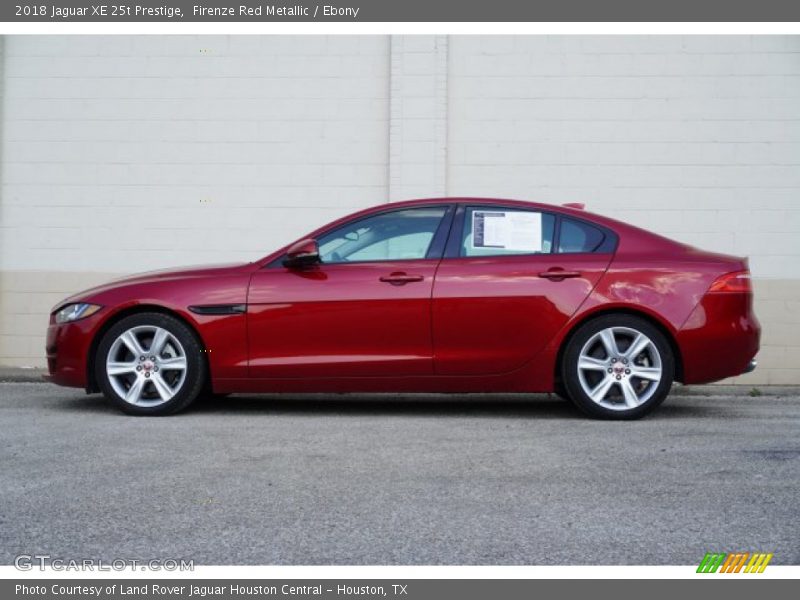 Firenze Red Metallic / Ebony 2018 Jaguar XE 25t Prestige