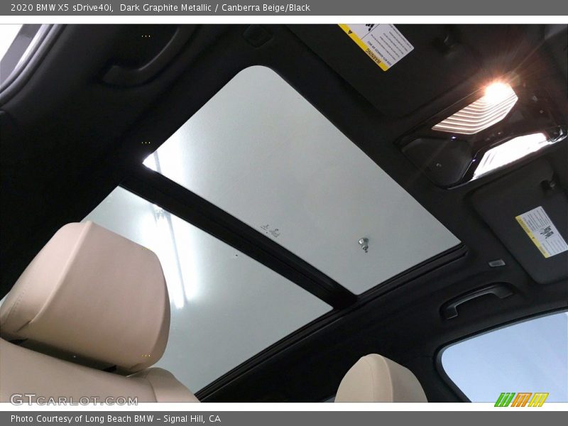 Dark Graphite Metallic / Canberra Beige/Black 2020 BMW X5 sDrive40i