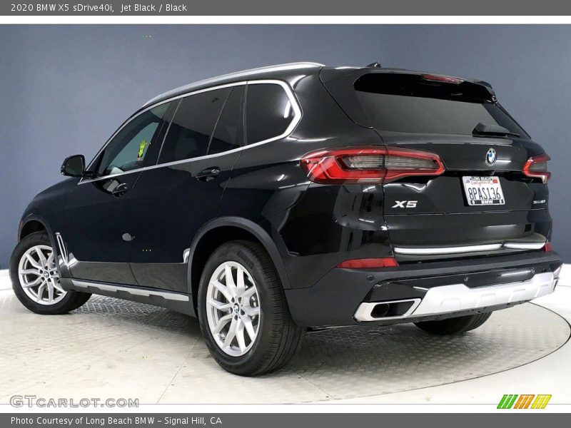 Jet Black / Black 2020 BMW X5 sDrive40i