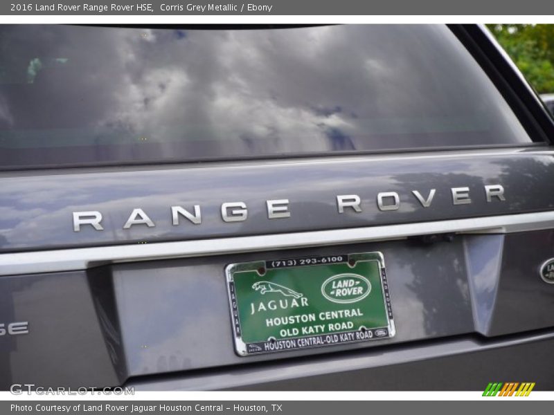 Corris Grey Metallic / Ebony 2016 Land Rover Range Rover HSE