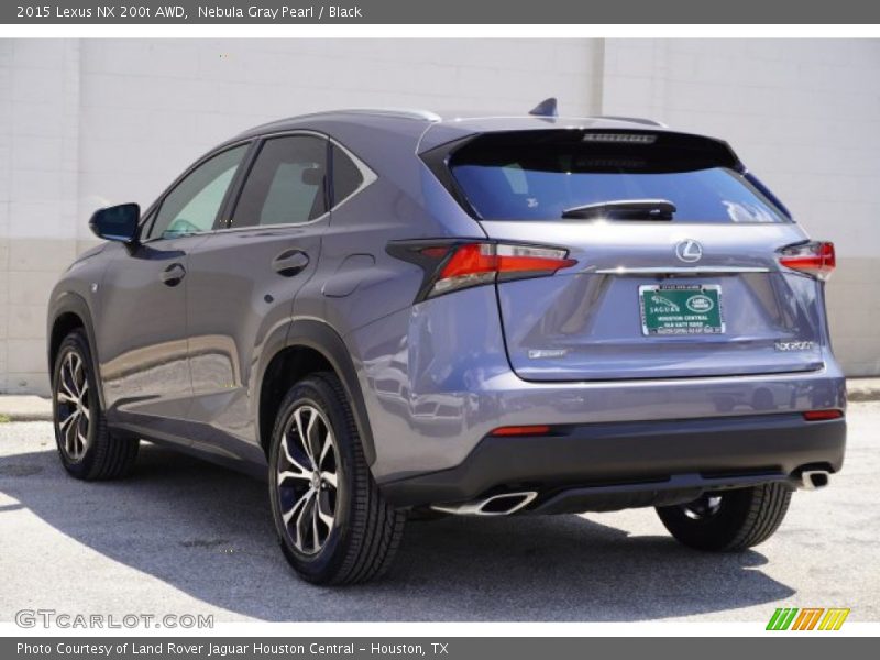 Nebula Gray Pearl / Black 2015 Lexus NX 200t AWD