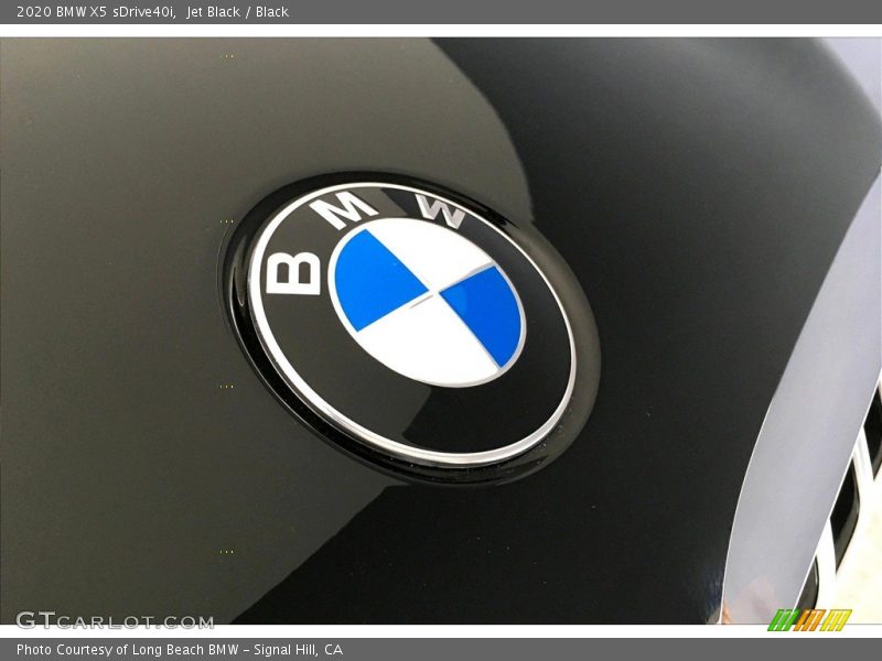 Jet Black / Black 2020 BMW X5 sDrive40i