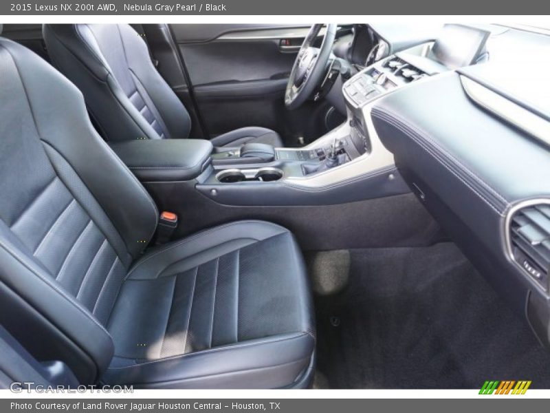 Nebula Gray Pearl / Black 2015 Lexus NX 200t AWD