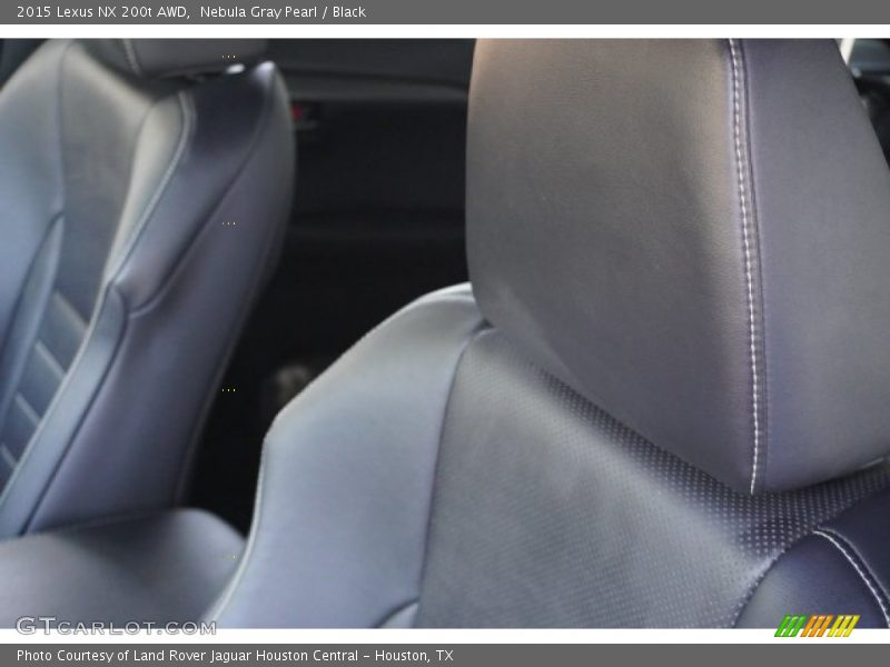 Nebula Gray Pearl / Black 2015 Lexus NX 200t AWD