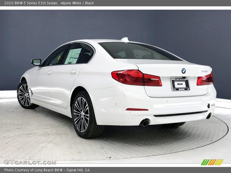 Alpine White / Black 2020 BMW 5 Series 530i Sedan