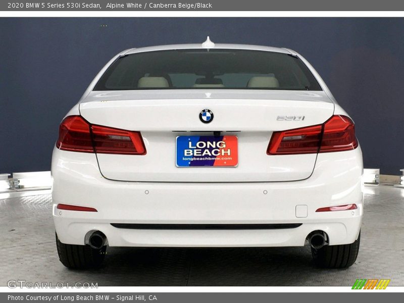 Alpine White / Canberra Beige/Black 2020 BMW 5 Series 530i Sedan
