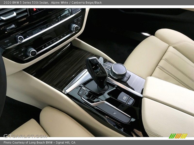 Alpine White / Canberra Beige/Black 2020 BMW 5 Series 530i Sedan