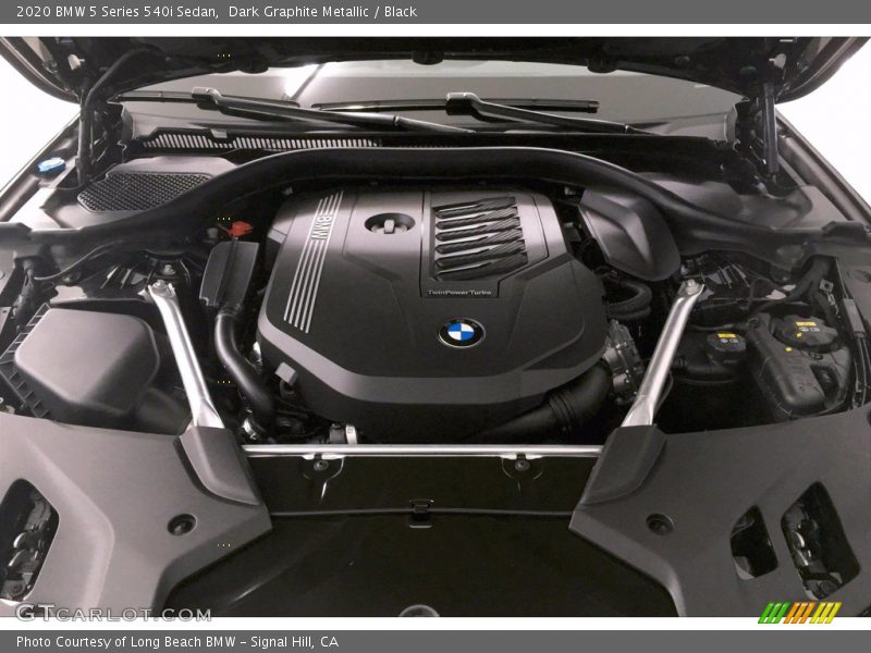 Dark Graphite Metallic / Black 2020 BMW 5 Series 540i Sedan