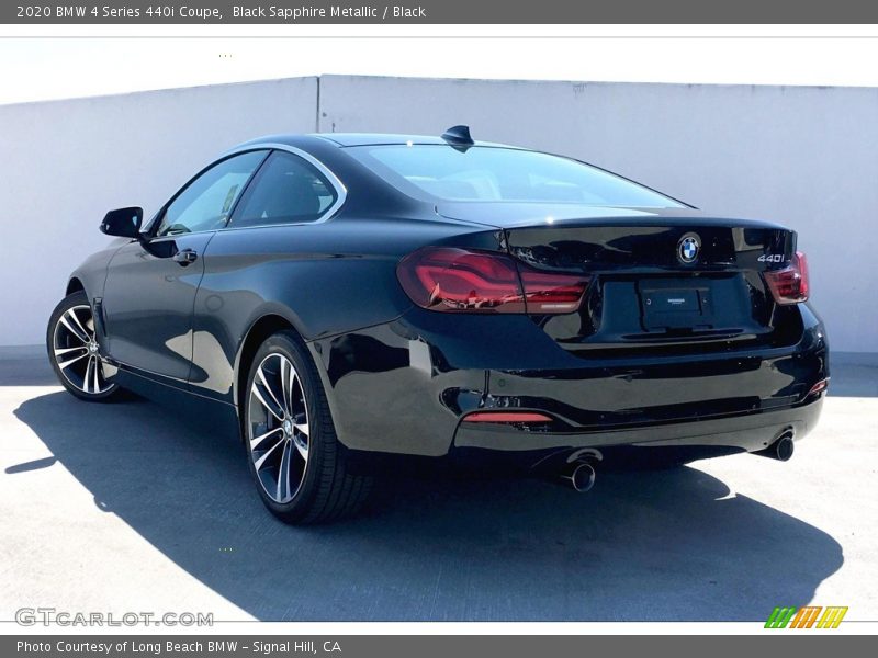 Black Sapphire Metallic / Black 2020 BMW 4 Series 440i Coupe