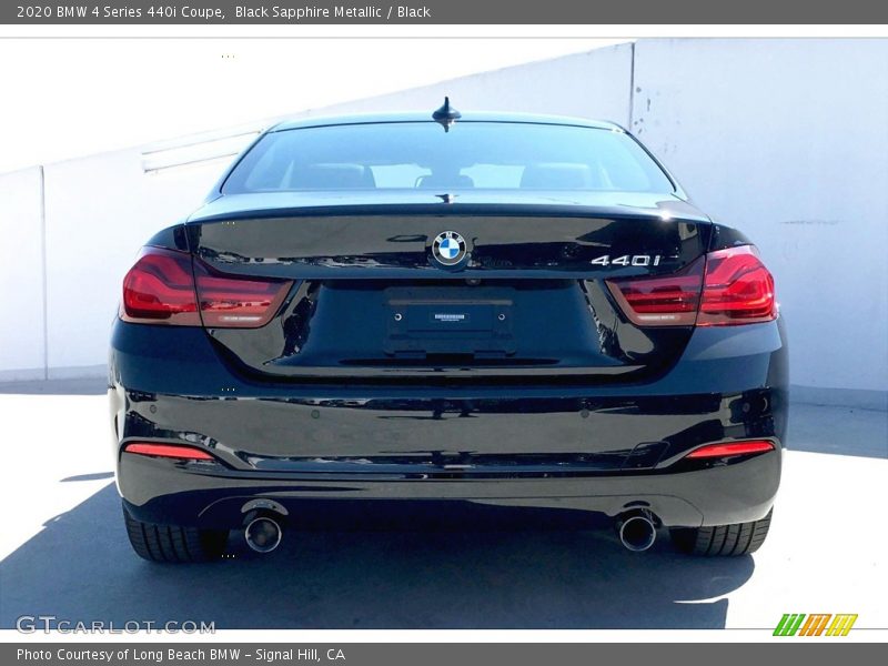 Black Sapphire Metallic / Black 2020 BMW 4 Series 440i Coupe