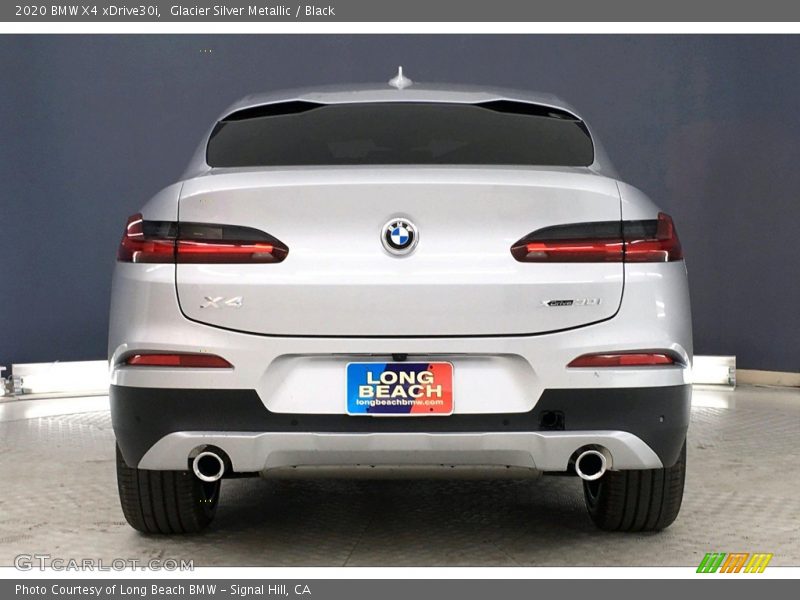 Glacier Silver Metallic / Black 2020 BMW X4 xDrive30i