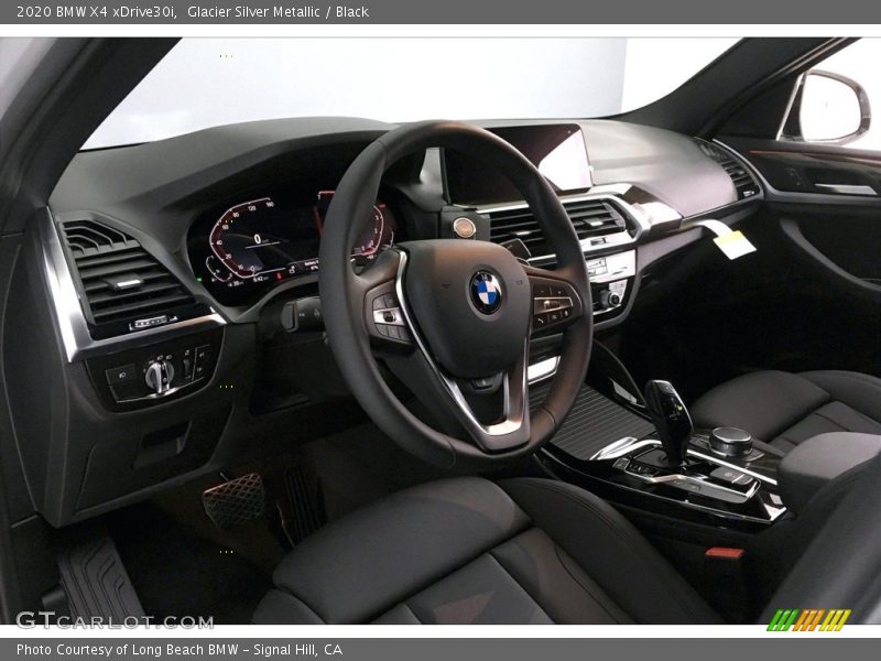 Glacier Silver Metallic / Black 2020 BMW X4 xDrive30i