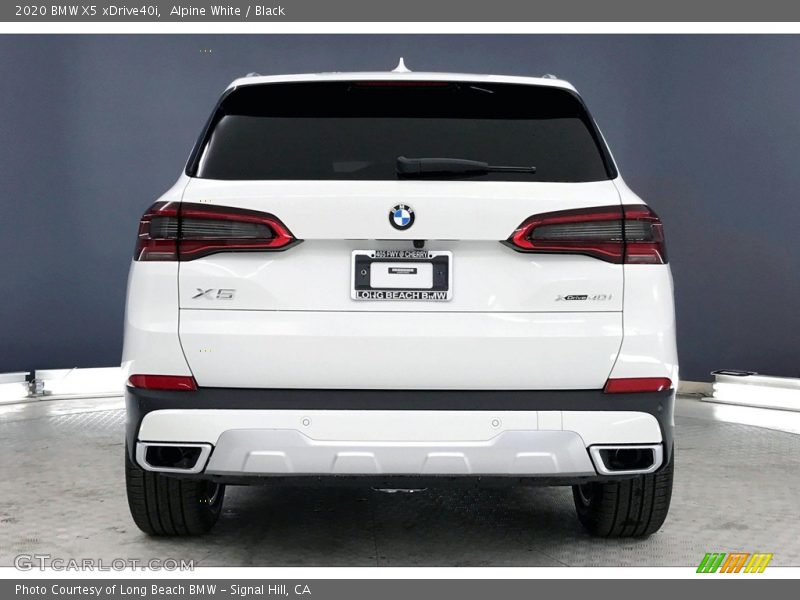 Alpine White / Black 2020 BMW X5 xDrive40i