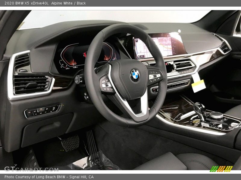 Alpine White / Black 2020 BMW X5 xDrive40i