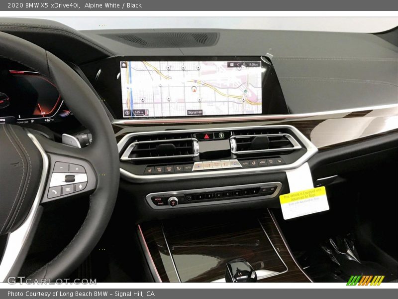 Alpine White / Black 2020 BMW X5 xDrive40i