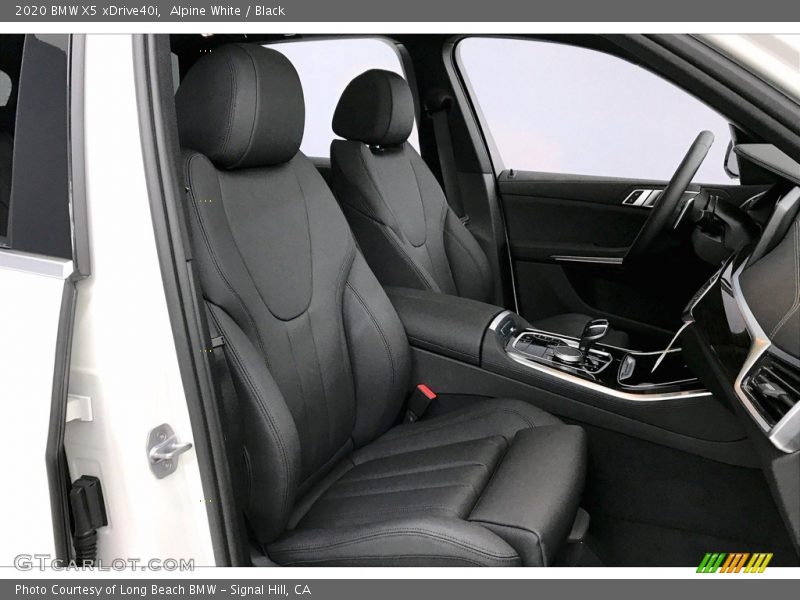 Alpine White / Black 2020 BMW X5 xDrive40i