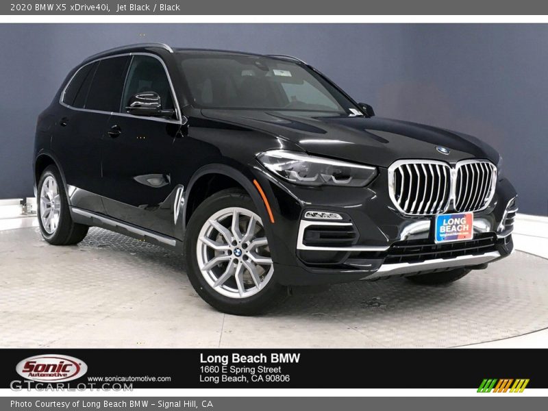 Jet Black / Black 2020 BMW X5 xDrive40i