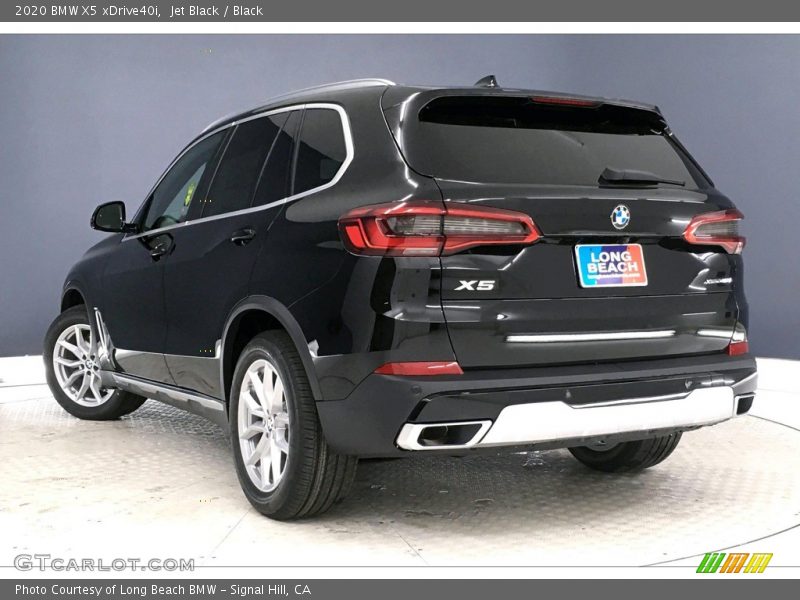 Jet Black / Black 2020 BMW X5 xDrive40i