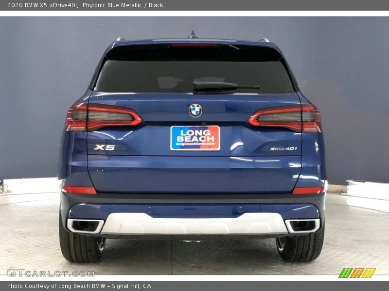 Phytonic Blue Metallic / Black 2020 BMW X5 xDrive40i