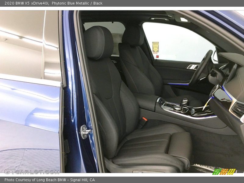 Phytonic Blue Metallic / Black 2020 BMW X5 xDrive40i