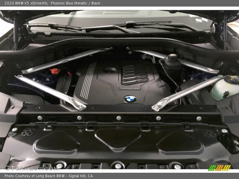 Phytonic Blue Metallic / Black 2020 BMW X5 xDrive40i