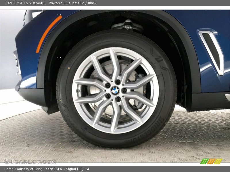 Phytonic Blue Metallic / Black 2020 BMW X5 xDrive40i