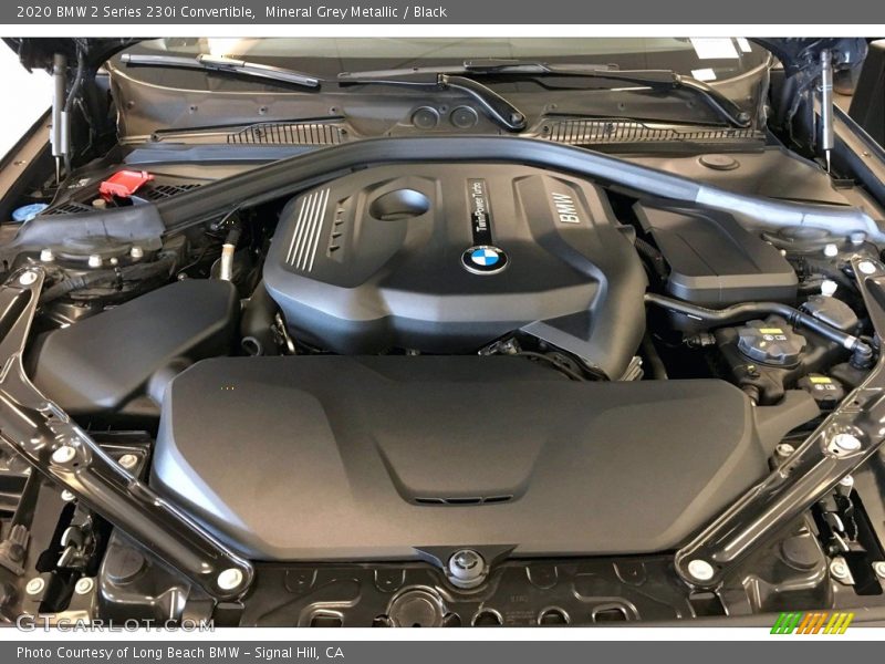 Mineral Grey Metallic / Black 2020 BMW 2 Series 230i Convertible