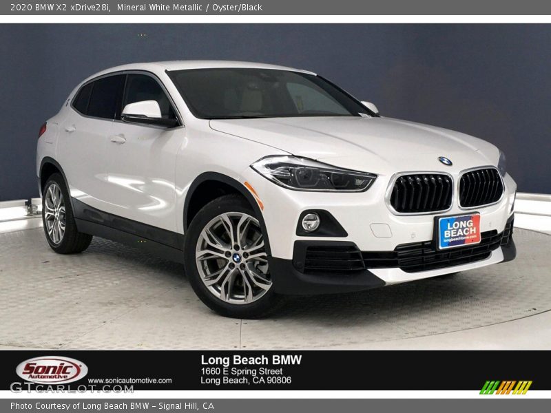 Mineral White Metallic / Oyster/Black 2020 BMW X2 xDrive28i