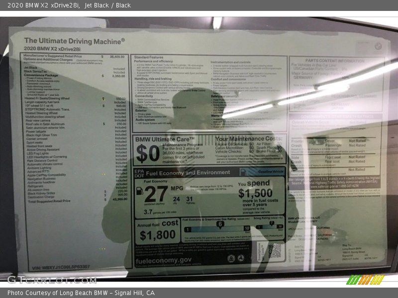 Jet Black / Black 2020 BMW X2 xDrive28i
