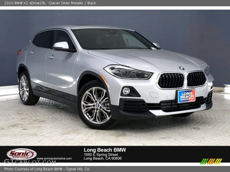 Glacier Silver Metallic / Black 2020 BMW X2 sDrive28i