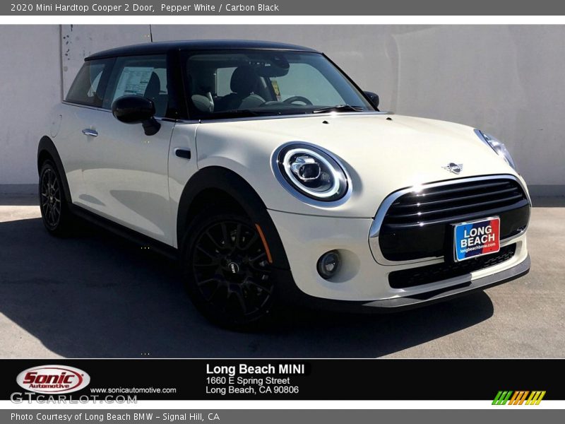 Pepper White / Carbon Black 2020 Mini Hardtop Cooper 2 Door