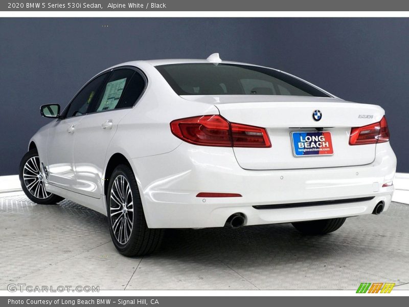 Alpine White / Black 2020 BMW 5 Series 530i Sedan