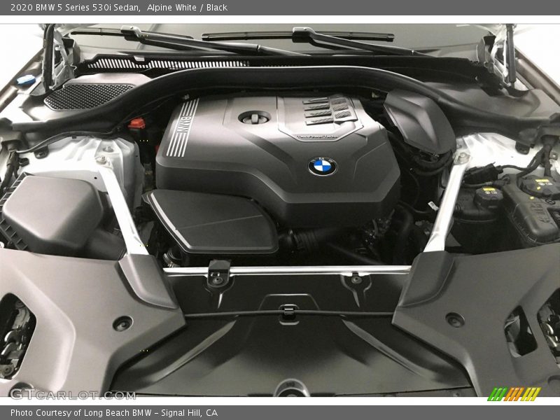 Alpine White / Black 2020 BMW 5 Series 530i Sedan