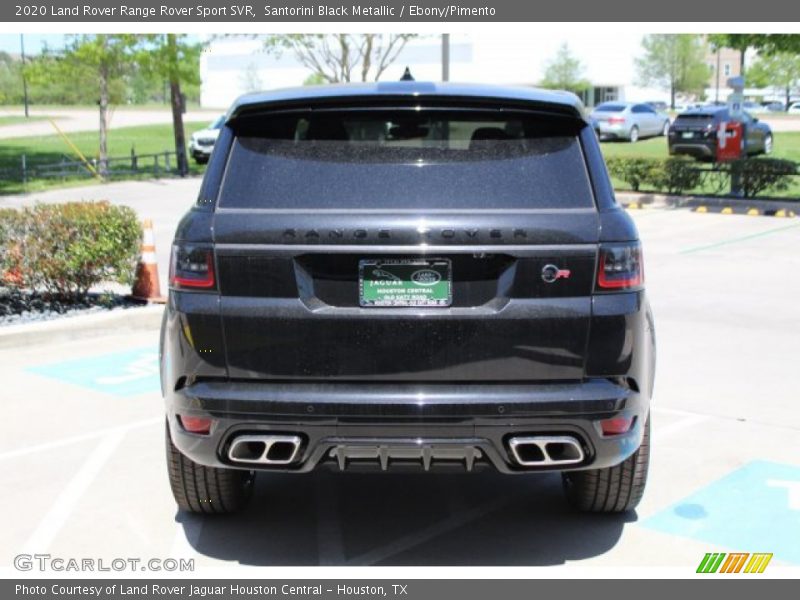 Santorini Black Metallic / Ebony/Pimento 2020 Land Rover Range Rover Sport SVR