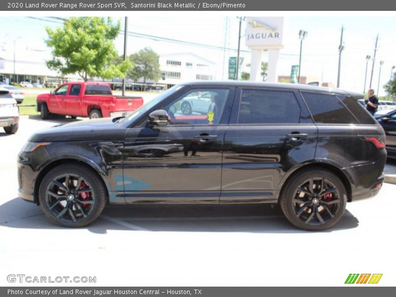 Santorini Black Metallic / Ebony/Pimento 2020 Land Rover Range Rover Sport SVR