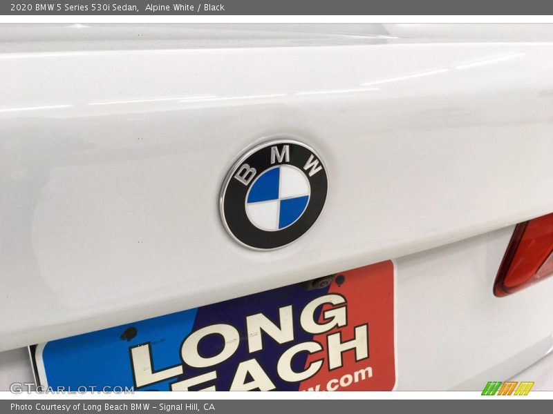 Alpine White / Black 2020 BMW 5 Series 530i Sedan