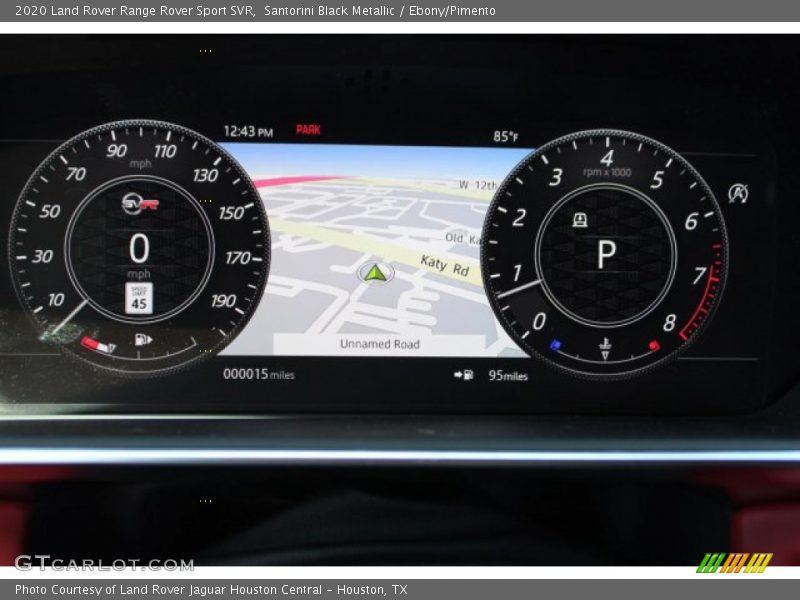 Santorini Black Metallic / Ebony/Pimento 2020 Land Rover Range Rover Sport SVR