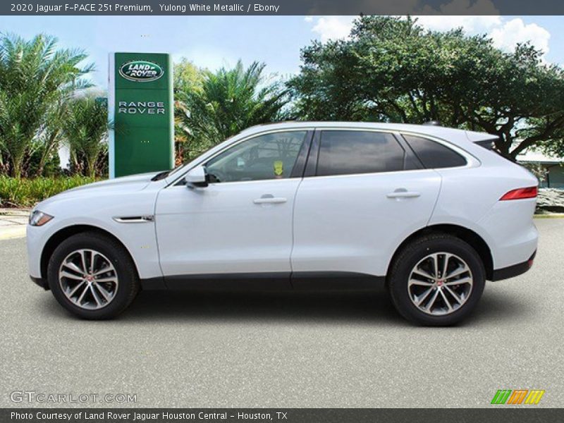 Yulong White Metallic / Ebony 2020 Jaguar F-PACE 25t Premium