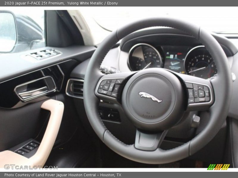 Yulong White Metallic / Ebony 2020 Jaguar F-PACE 25t Premium