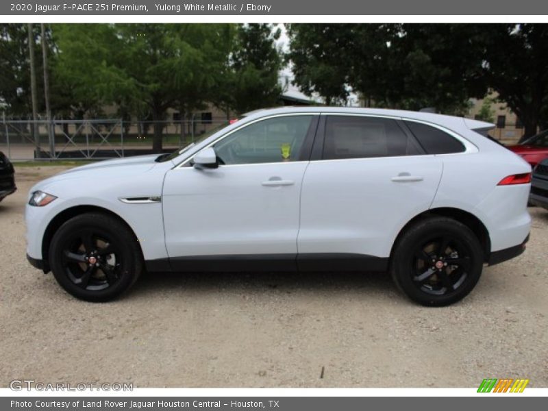 Yulong White Metallic / Ebony 2020 Jaguar F-PACE 25t Premium