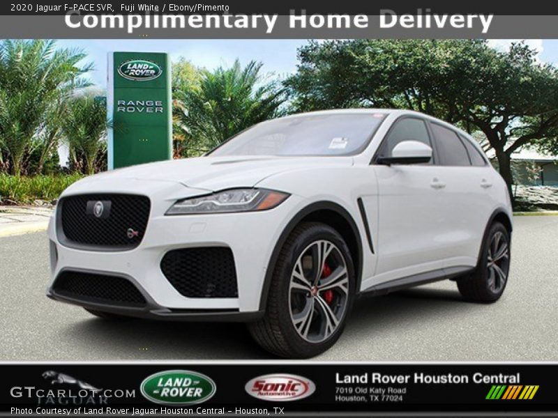 Fuji White / Ebony/Pimento 2020 Jaguar F-PACE SVR