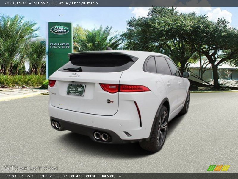 Fuji White / Ebony/Pimento 2020 Jaguar F-PACE SVR
