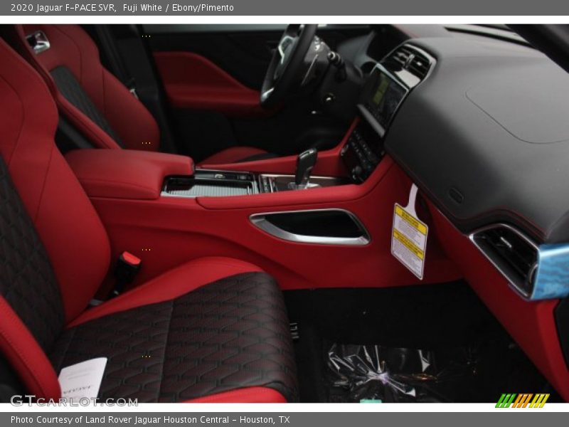 Fuji White / Ebony/Pimento 2020 Jaguar F-PACE SVR